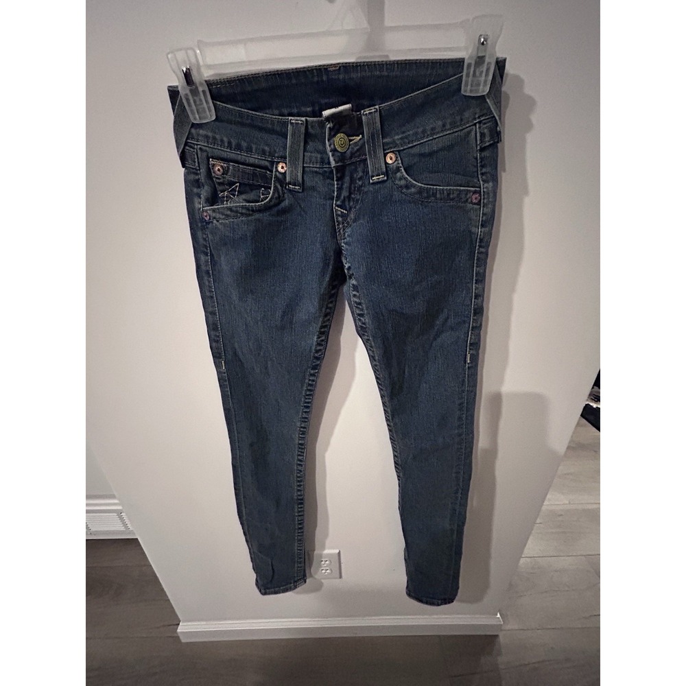 Vintage Y2K  True Religion Stella Low Rise Skinny Super Stretch Women's 25 Denim